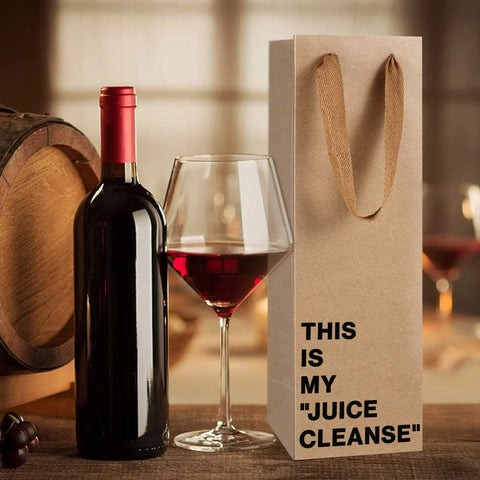 This Is My "Juice Cleanse" Wine Gift Bag