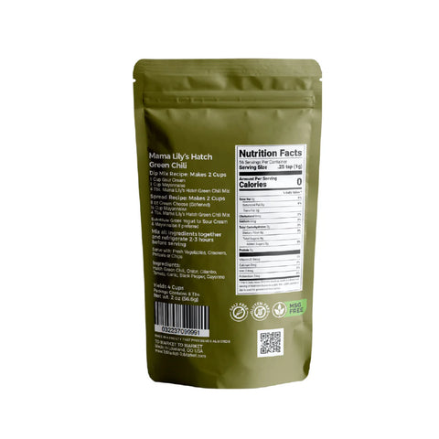 To Market-To Market Mama Lily's Hatch Green Chili - Dip Mix