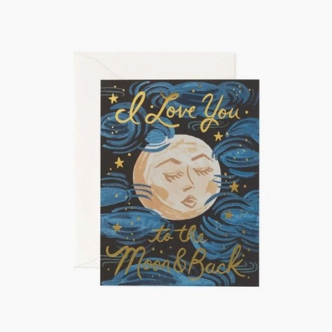 To the Moon & Back Card - Rifle Paper Co