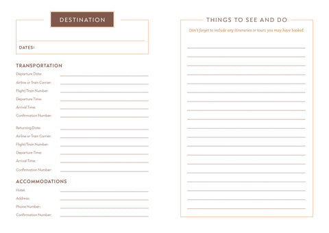 Travel Journal