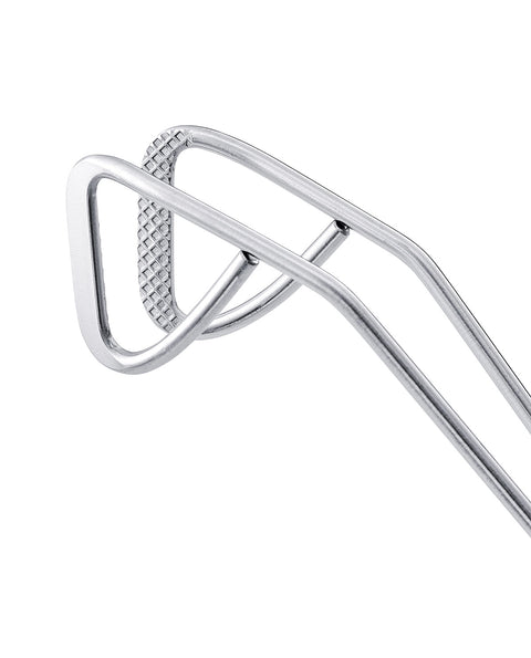 Triangle Stainless Steel Kitchen Tongs, 15"