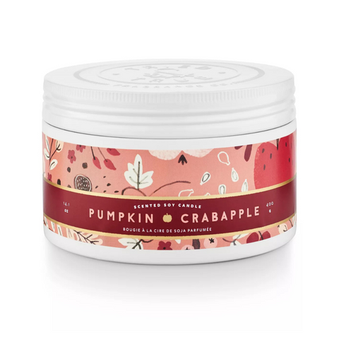 Tried & True Pumpkin Crabapple Large Tin Candle