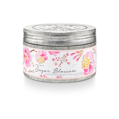Tried & True Sugar Blossom Large Tin Candle