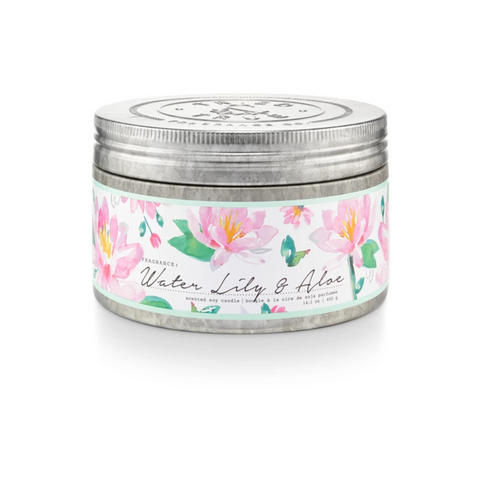 Tried & True Water Lily & Aloe Large Tin Candle