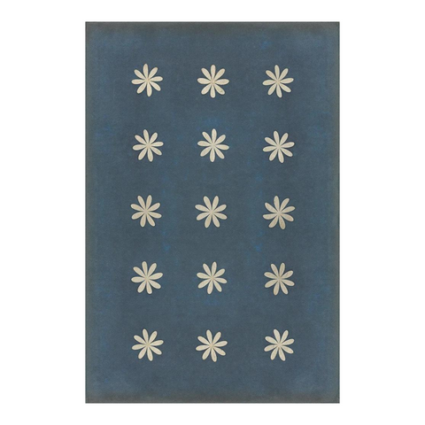 Pattern 48 "Kibbutz" Vinyl Floorcloth - Spicher & Co.