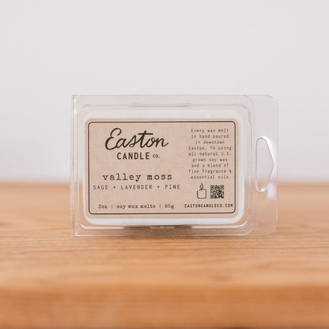 Easton Candle wax melt- Valley Moss, 3oz