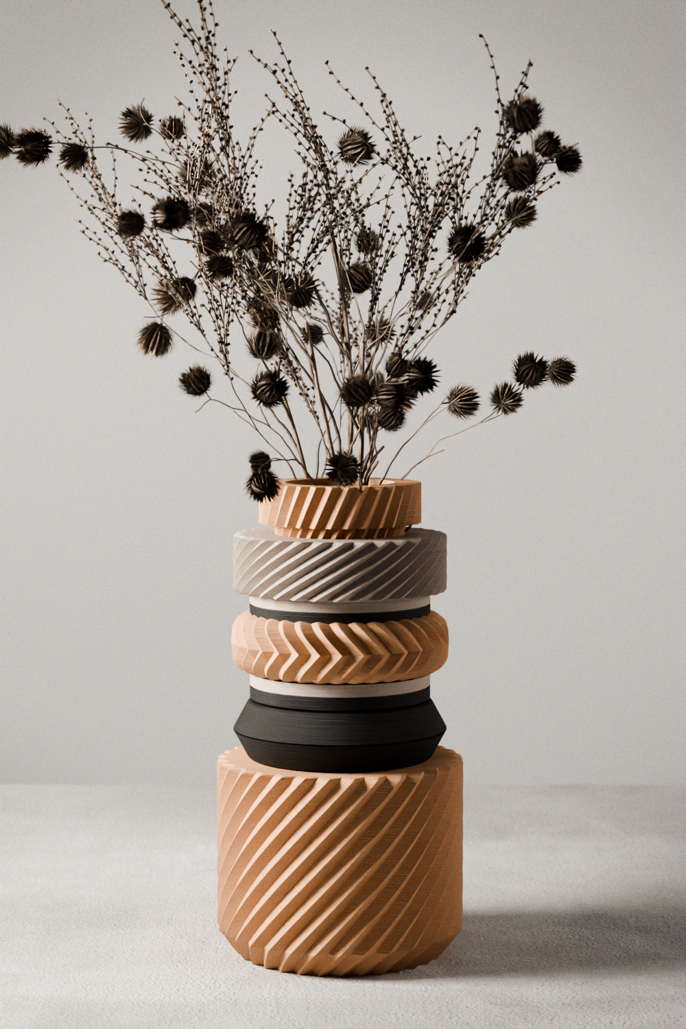 Modernized Pottery Wonder Vase