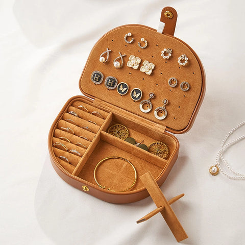 Venezia Travel Jewelry Case - Ochre