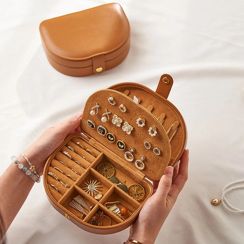 Venezia Travel Jewelry Case - Ochre