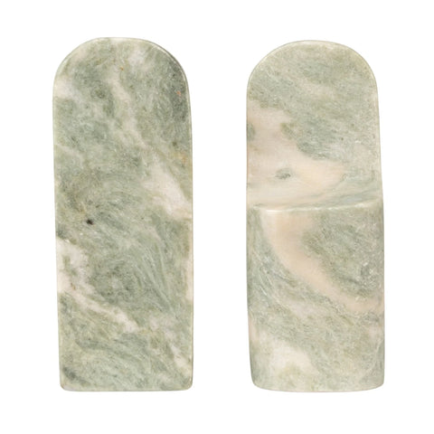 Verdura Marble Bookends, Set of 2