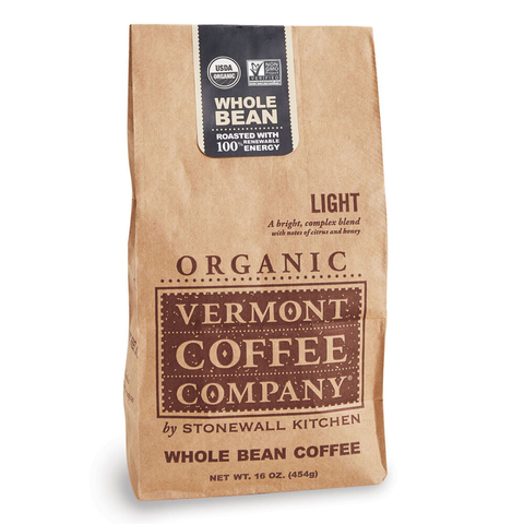 Vermont Coffee Company Light Whole Bean Coffee - Stonewall Kitchen