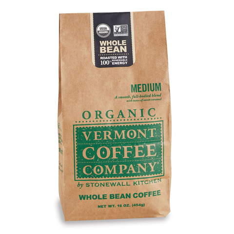 Vermont Coffee Company Medium Whole Bean Coffee - Stonewall Kitchen