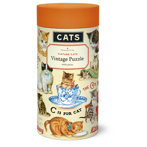 Vintage Cats Puzzle - Cavallini