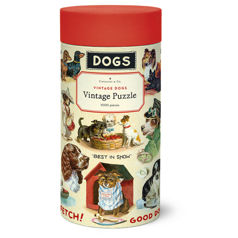 Vintage Dogs Puzzle - Cavallini