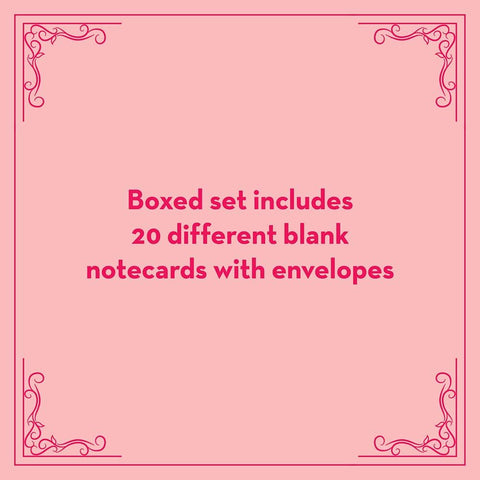 Vintage Fashion: 20 Notecards & Envelopes