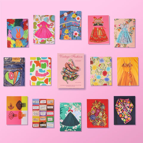 Vintage Fashion: 20 Notecards & Envelopes