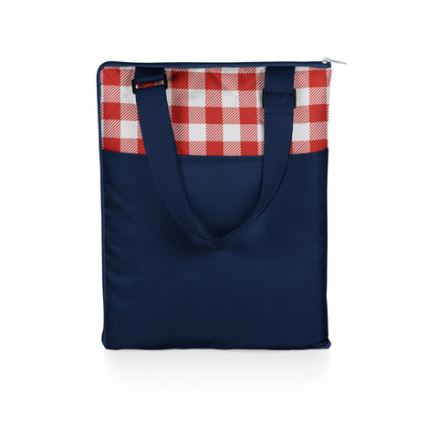 Vista Outdoor Picnic Blanket & Tote - Red + White Plaid