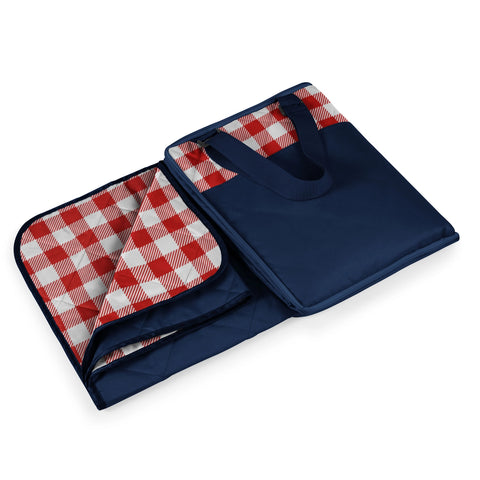 Vista Outdoor Picnic Blanket & Tote - Red + White Plaid