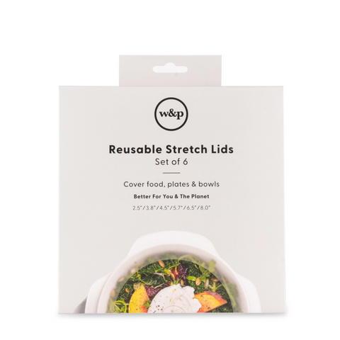 W&P Reusable Silicone Stretch Lids - Set of 6