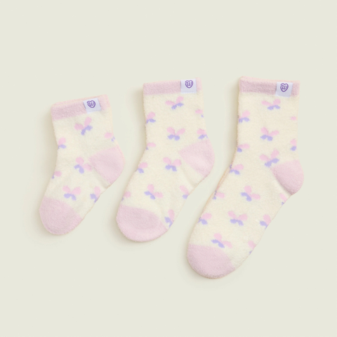 Warmies® Butterfly Crew Sock Set