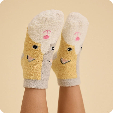 Warmies® Calico Cat Crew Sock Set