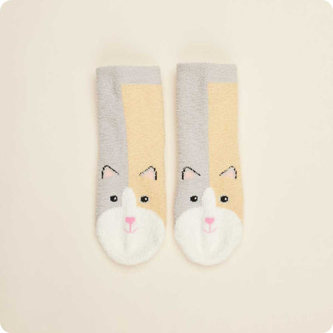 Warmies® Calico Cat Crew Sock Set