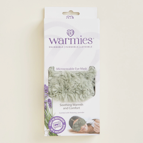 Warmies® Eye Mask - Curly Sage Green