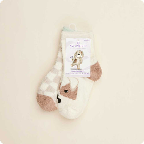 Warmies® Puppy Crew Sock Set
