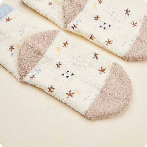 Warmies® Sloth Crew Sock Set