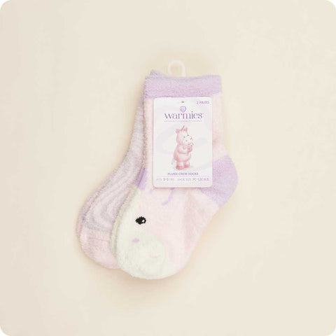 Warmies® Unicorn Crew Sock Set