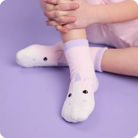 Warmies® Unicorn Crew Sock Set