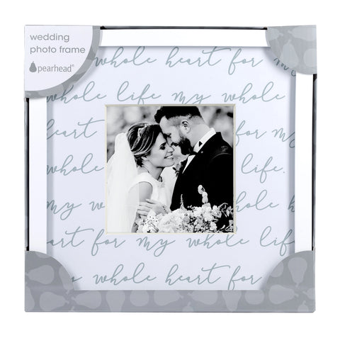 Wedding Script Photo Frame