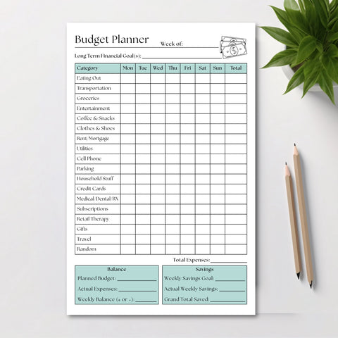 Weekly Budget Tracker