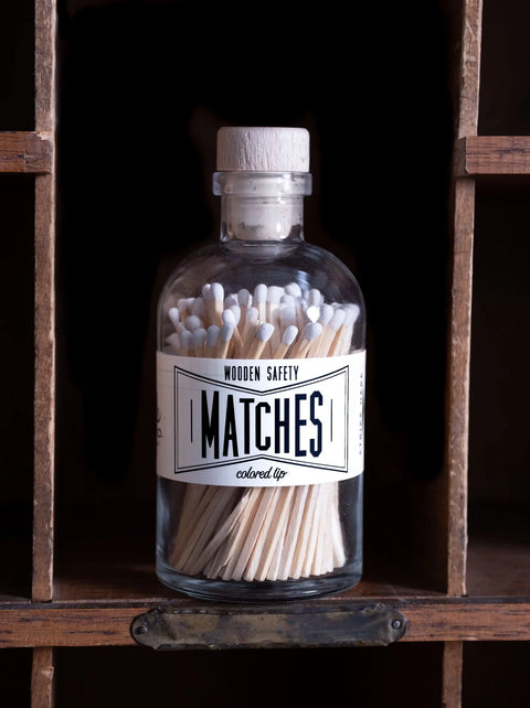 White Tipped Bottled Matches