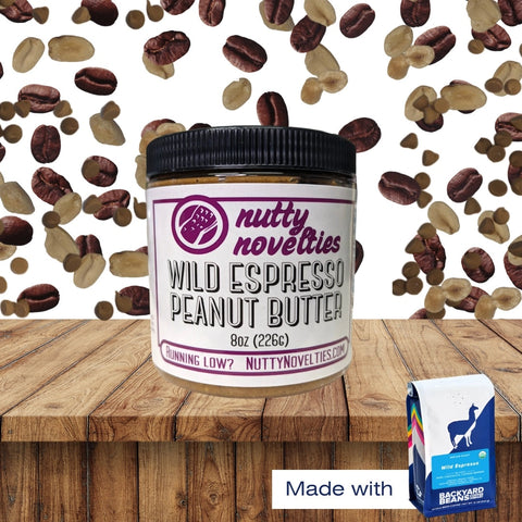 Nutty Novelties Wild Espresso Peanut Butter, 8 oz.