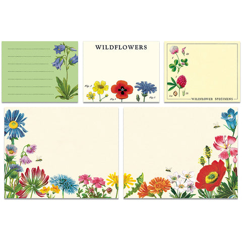 Wildflowers Sticky Notes - Cavallini