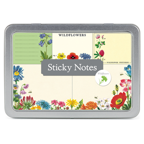 Wildflowers Sticky Notes - Cavallini