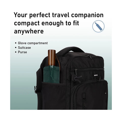 Windproof Travel Umbrella - Green