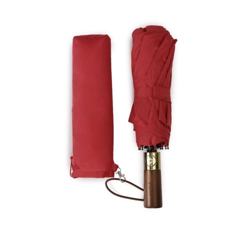 Windproof Travel Umbrella - Red