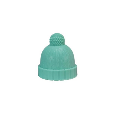 Winter Hat Bottle Stopper, Teal