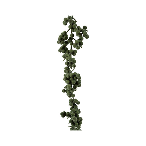Winter Woodland Wonderland Flocked Ball Garland