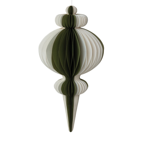 Winter Woodland Wonderland Folding Honeycomb Finial Ornament, 26"