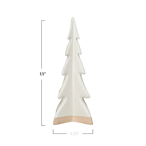 Winter Woodland Wonderland Stoneware Tree, 11"