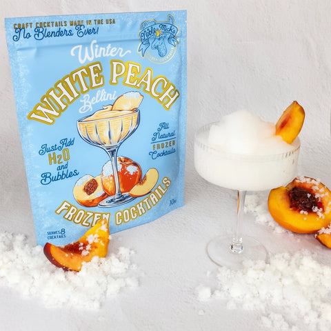Noble Mick's Frozen Cocktails - Winter White Peach Bellini