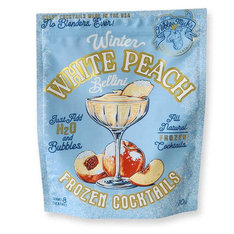 Noble Mick's Frozen Cocktails - Winter White Peach Bellini