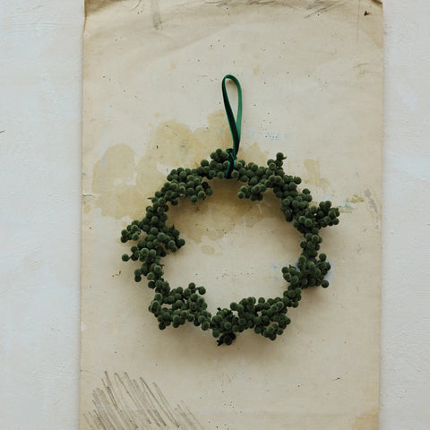 Winter Woodland Wonderland Flocked Wreath