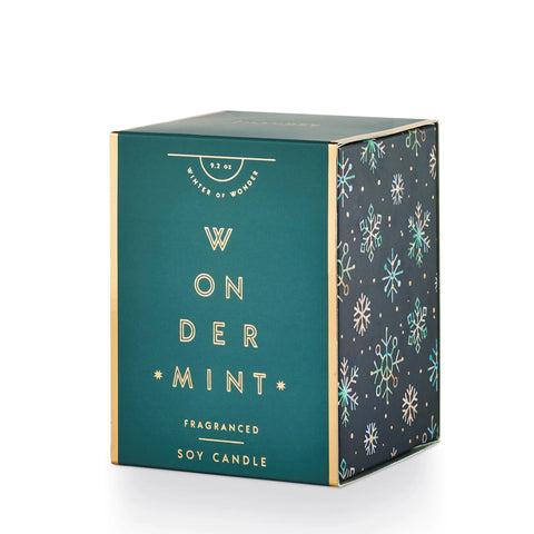 Wondermint Fragranced Soy Candle - 9.2 oz Glass