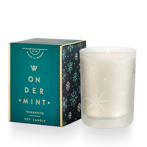Wondermint Fragranced Soy Candle - 9.2 oz Glass