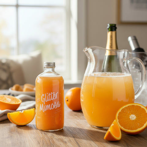 Glitter Mimosa Cocktail Mix + Mocktail Mix - Wood Stove Kitchen