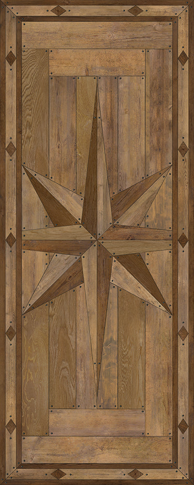 Williamsburg 18th-Century Joinery "Woodworking" Vinyl Floorcloth - Spicher & Co.